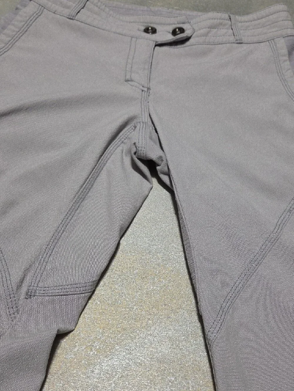 lululemon athletica Light Gray Straight Leg Trousers